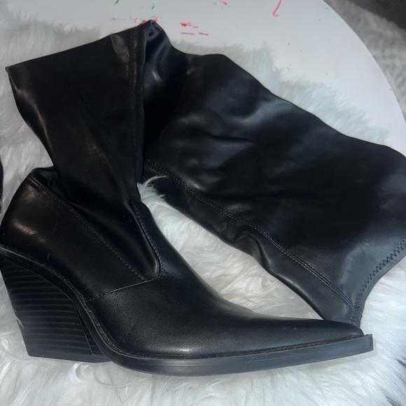 ZARA OVER THE KNEE STORE COWBOY BOOTS SIZE 39 - Picture 8 of 8